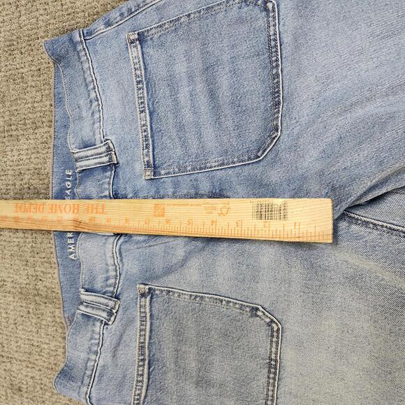 American Eagle Jeans Stovepipe Black Women’s Size 12 Short - Picture 9 of 10